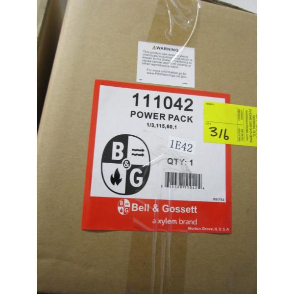 POWERPACK 1 3/4, 115, 60,1 BY BELL & GOSSETT