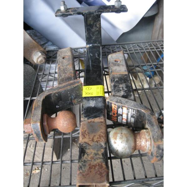 2 TRAILER HITCHES & A BRACKET