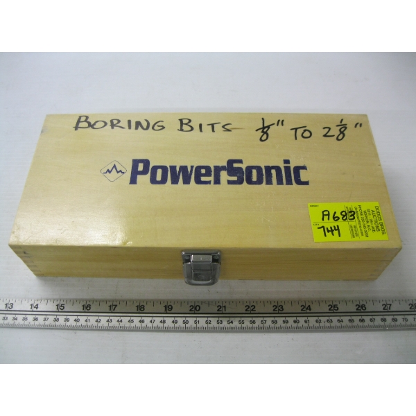 SET OF POWER SONIC BORING BITS