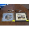 Image 1 : 2 FRAMED PRINTS & PAIR OF DECORATIVE SPURS