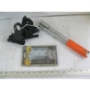 Image 3 : BIN OF MISC. REFLECTORS, FEET MEASURING WHEEL, AIR FITTINGS, ETC.