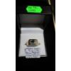 Image 1 : MENs 10KT RING W/BLUE SAPPHIRE & SM. DIAMOND W/A $1,460, SZ 12