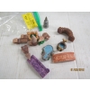 Image 2 : BAG OF MINI LANDSCAPE FAIRY GARDEN, KNIFE IN CASE, ETC.