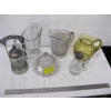 Image 1 : COLLECTABLE VINTAGE GLASSWARE W/PICKLE JAR