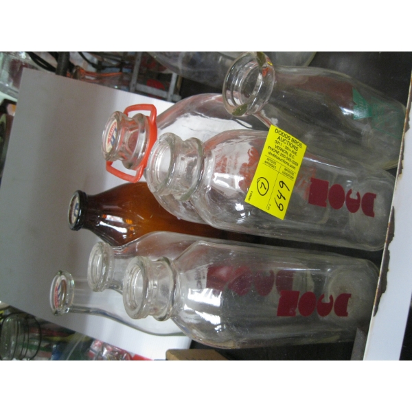 6 ASST. MILK BOTTLES