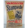 Image 1 : VANCOUVER STAMPEDE COLLECTABLE POSTER