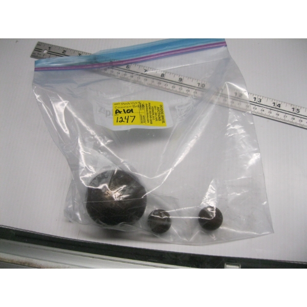 ANTIQUE CANNONBALLS