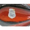 Image 2 : 2 ES KERAMIK VOLCANIC MCM BLACK & RED VASES