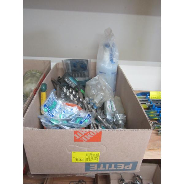 MISC. DRILL BITS, EAR PLUGS, ETC.
