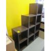 Image 3 : STAIR STEP CUBBYHOLE SHELF UNIT