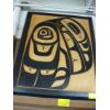 Image 1 : TREVOR ANGUS WOOD CARVED RAVEN PICTURE
