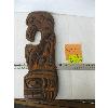 Image 1 : CARVED EAGLE/RAVEN?? WALL PLAQUE