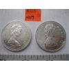 Image 2 : 2 CANADIAN 50% SILVER $1 COINS