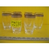 Image 1 : 6 MOSERS 24KT GOLD RIM CRYSTAL GLASSES