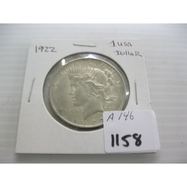 1922 AMERICAN SILVER $1