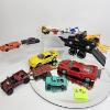 Image 8 : 6 MEDIUM SIZE VINTAGE TOY TRUCKS & VINTAGE TOY CARS/TRUCKS