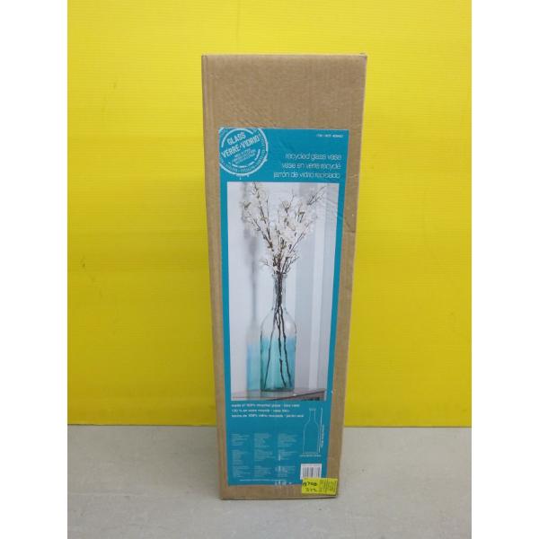 NEW IN BOX RECYCLED GLASS VASE