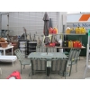 Image 2 : PATIO TABLE W/UMBRELLA & 6 CHAIRS
