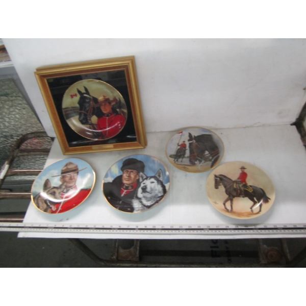 5 RCMP COLLECTOR PLATES