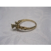 Image 4 : LADIES 10KT RING W/DIAMOND, 3.5G, SZ 8 1/4