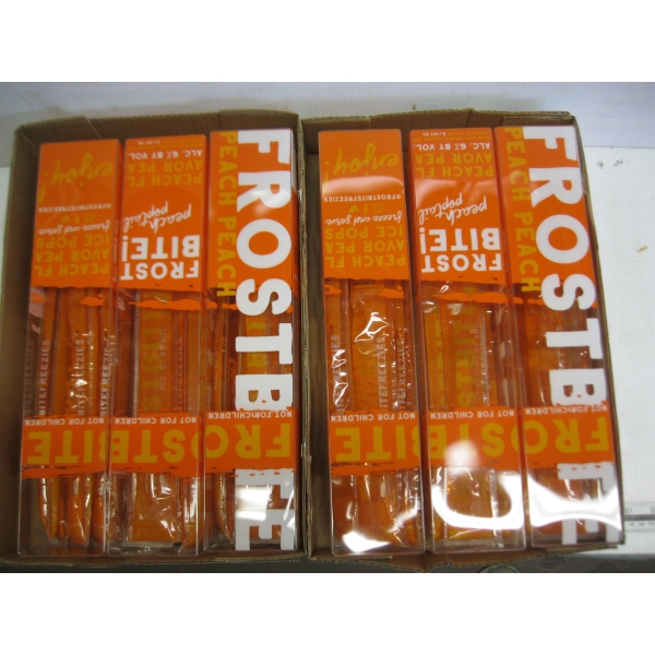 2 FLATS OF 3 PEACH VODKA FREEZIES