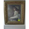 Image 1 : ORNATELY FRAMED PICTURE OF YOUNG GIRL