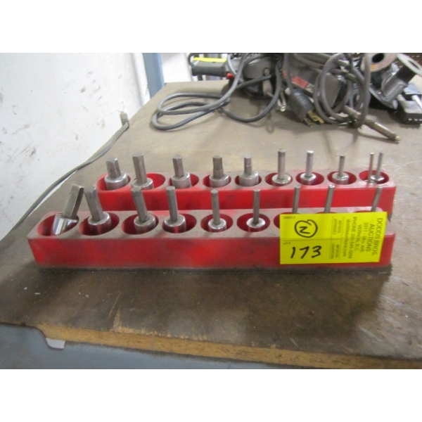 2 SETS OF MOSTLY SNAP ON HEX KEY 3/8" DRIVE SOCKETS