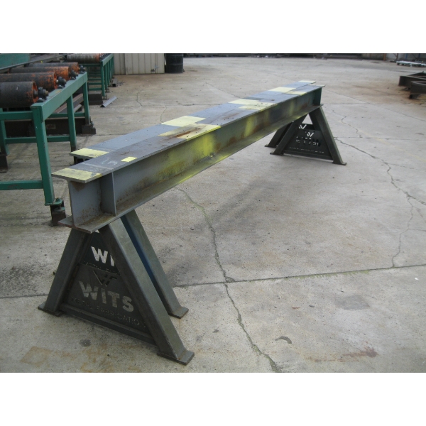 2 LG. METAL SAWHORSES - 12'