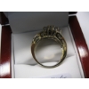 Image 5 : LADIES 14KT DIAMOND CLUSTER RING, .99TCW, W/A $1,775 - SZ 7 1/4