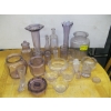Image 1 : VINTAGE MAUVE COLORED GLASSWARE