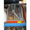 Image 1 : BIN OF MISC: 1/2" AIR IMPACT GUN, PIPE CUTTERS, PIPE WRENCHES