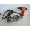 Image 1 : BLACK & DECKER DRILL W/BATTERY, BLACK & DECKER HANDHELD ELECTRIC SAW