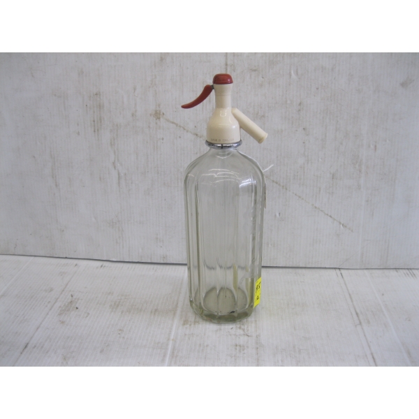 GLASS SIPHON OR SELTZER BOTTLE