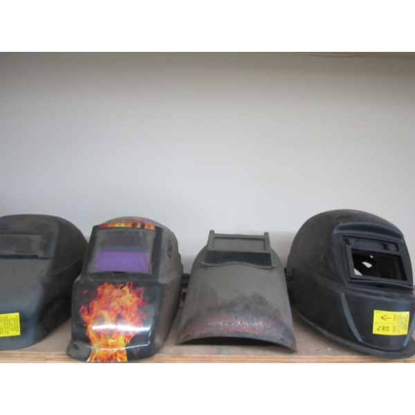 4 WELDING HELMETS