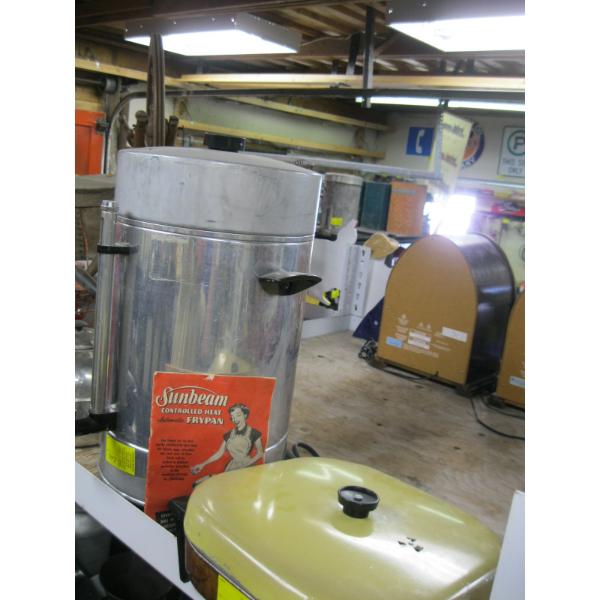 LG. COFFEEMAKER & THE ELECTRIC FRYPAN