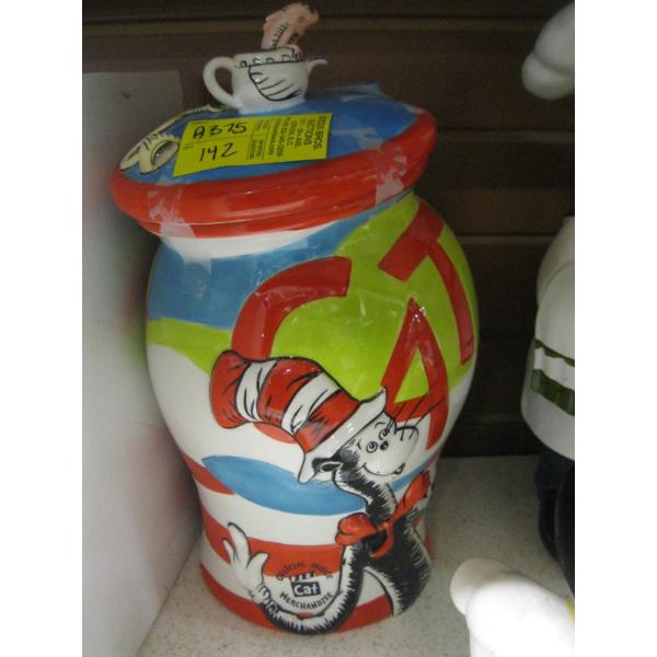CAT IN THE HAT COOKIE JAR