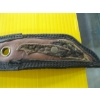 Image 5 : LEATHER BELT W/CHAIN BUCKLE