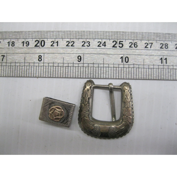 STERLING BELT BUCKLE