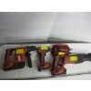 Image 2 : HILTI HAMMER DRILL, 1/2" IMPACT GUN, RECIPROCATING SAW & CHARGER W/3 BATTERIES