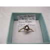 Image 2 : 10KT RING W/SM. PURPLE STONE, 1G, SZ 6