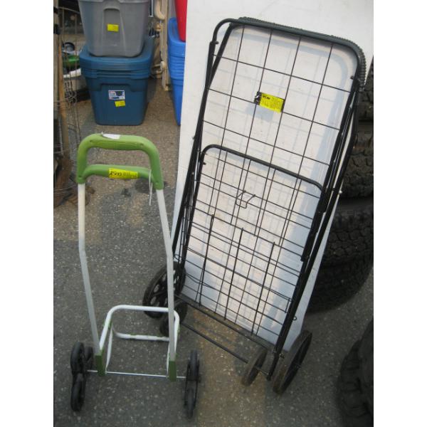 GROCERY CART & SMALL HAND TRUCK