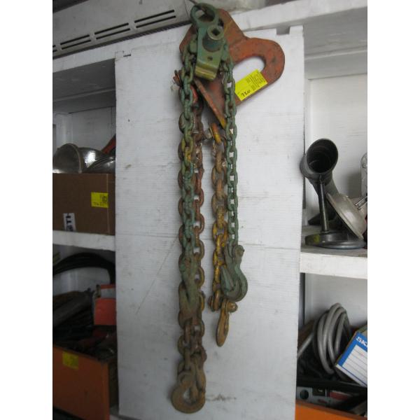 CHAIN SLING & RATCHET HOIST