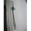 Image 2 : SILVER W/2 TURQUOISE STONES BOLO TIE, UNMARKED