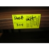 Image 4 : WOOD & METAL SHELF UNIT W/3 SHELVES