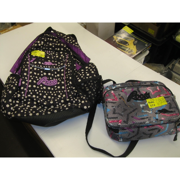 ROOTS LUNCHBOX & ROOTS BACKPACK