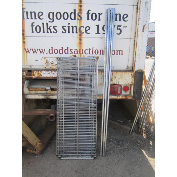 DISMANTLED 4 SHELF METRO RACK