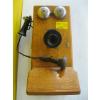 Image 1 : WALL HANG WOOD CASED TELEPHONE
