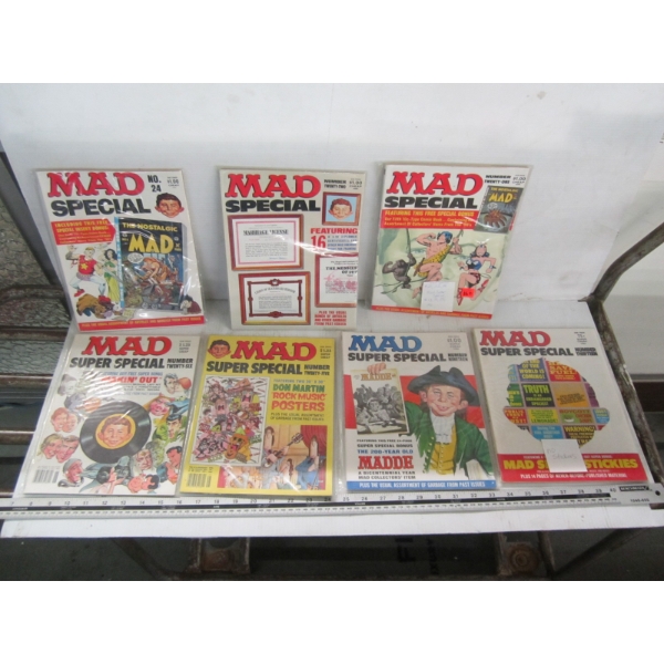 7 MAD MAGAZINES