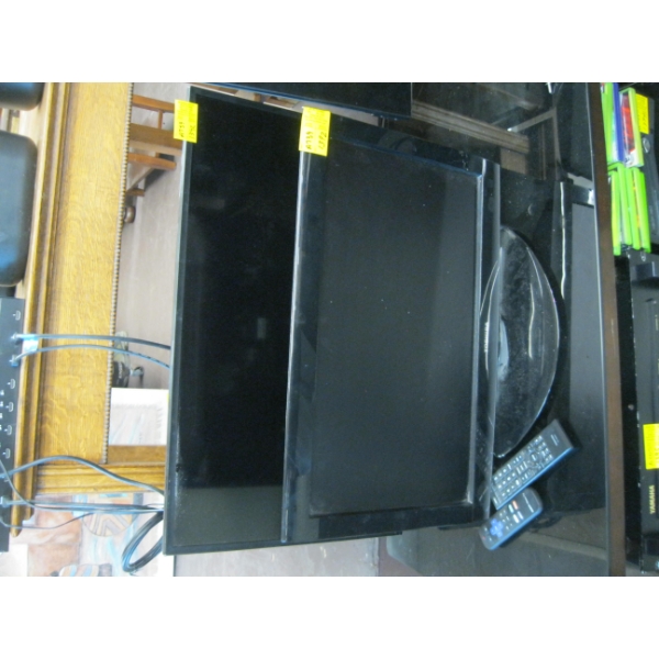2 SM. TVs W/REMOTES - RCA & TOSHIBA
