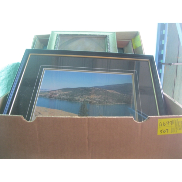ASST. PHOTOS, PICTURE FRAMES, ETC.